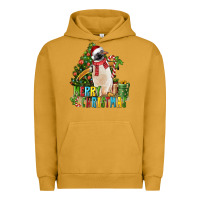 Pigment Peanut Butter Merry Christmas Penguin Urban Hoodie - LillyAllenDesigns