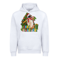 White Merry Christmas Penguin Urban Hoodie - LillyAllenDesigns