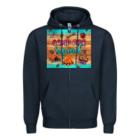 Navy camp fire squad Zipper Hoodie - JahusDesignShop