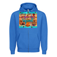 True Royal camp fire squad Zipper Hoodie - JahusDesignShop