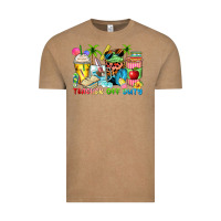 Vintage Coffee teacher off duty coffee cups Vintage Tee - Zillion Design Studio