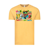 Vintage Mustard teacher off duty coffee cups Vintage Tee - Zillion Design Studio