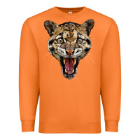 Carrot ocelot head Premium Sweatshirt - LillyAllenDesigns