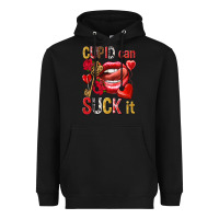Black cupid can suck it Heavyweight Hoodie - NancyCooperArtShop