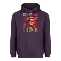 Plum cupid can suck it Heavyweight Hoodie - NancyCooperArtShop
