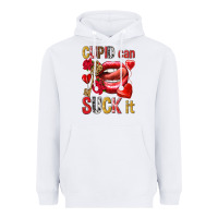 White cupid can suck it Heavyweight Hoodie - NancyCooperArtShop