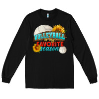 Black volleyball is my favorite season Long Sleeve Tee - HRA Design Shop