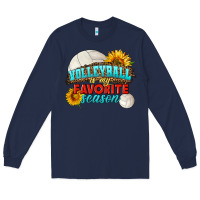Navy volleyball is my favorite season Long Sleeve Tee - HRA Design Shop