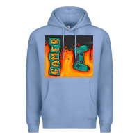 Colony Blue gamer Premium Hoodie - MaliasSmallBusiness