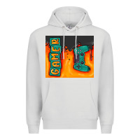 Dove Grey gamer Premium Hoodie - MaliasSmallBusiness