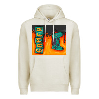 Oatmeal Heather gamer Premium Hoodie - MaliasSmallBusiness