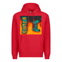 Red gamer Premium Hoodie - MaliasSmallBusiness