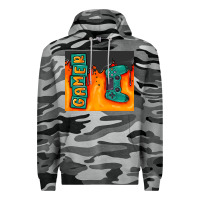 Slate Camo gamer Premium Hoodie - MaliasSmallBusiness