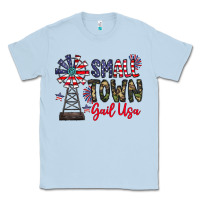 Dusty Blue small town gail usa Classic Tee - CowhideDigitalArt