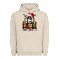 Merry Christmas Alpine Goat Urban Hoodie | Teevron