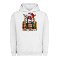 Pigment Lunar Rock Merry Christmas Alpine Goat Urban Hoodie - LillyAllenDesigns