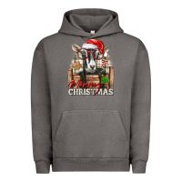 Pigment Tornado Merry Christmas Alpine Goat Urban Hoodie - LillyAllenDesigns