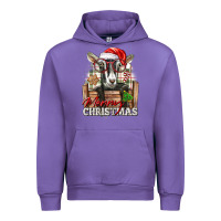 Tulip Merry Christmas Alpine Goat Urban Hoodie - LillyAllenDesigns
