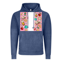 Vintage Denim school Vintage Hoodie - MaliasSmallBusiness
