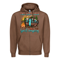Chestnut the best days are spent camping Zipper Hoodie - JahusDesignShop