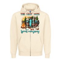 Sandshell the best days are spent camping Zipper Hoodie - JahusDesignShop