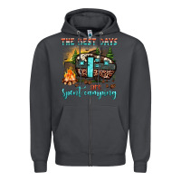 Smoke the best days are spent camping Zipper Hoodie - JahusDesignShop