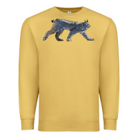Antique Gold canada lynx Premium Sweatshirt - LillyAllenDesigns