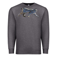 Charcoal Heather canada lynx Premium Sweatshirt - LillyAllenDesigns