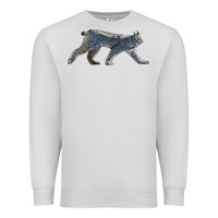 Dove Grey canada lynx Premium Sweatshirt - LillyAllenDesigns