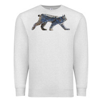 Oatmeal Heather canada lynx Premium Sweatshirt - LillyAllenDesigns