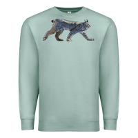 Seafoam canada lynx Premium Sweatshirt - LillyAllenDesigns