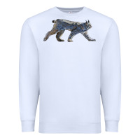 White canada lynx Premium Sweatshirt - LillyAllenDesigns