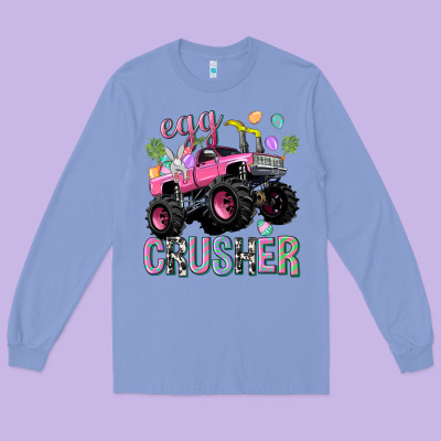 Easter Egg Crusher Neo Long Sleeve Tee Designed By Neo Western