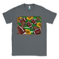 Charcoal Heather American football background Classic Tee - BarkalooDesign