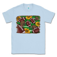 Dusty Blue American football background Classic Tee - BarkalooDesign