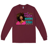 Burgundy mad hustler dope soul Long Sleeve Tee - AdoDesignShop