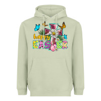Matcha happy easter cross Heavyweight Hoodie - BarkalooDesign
