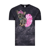 Balerina French Bulldog With Tutu Vintage Tee | Teevron