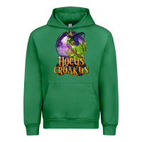 Emerald Hocus Croakus Frog Urban Hoodie - LillyAllenDesigns