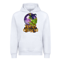 White Hocus Croakus Frog Urban Hoodie - LillyAllenDesigns