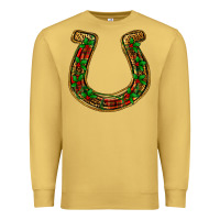 Antique Gold Christmas Horseshoe Premium Sweatshirt - Jasminsmagicworld