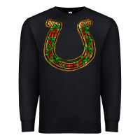 Black Christmas Horseshoe Premium Sweatshirt - Jasminsmagicworld
