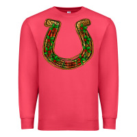 Cardinal Christmas Horseshoe Premium Sweatshirt - Jasminsmagicworld