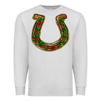 Dove Grey Christmas Horseshoe Premium Sweatshirt - Jasminsmagicworld