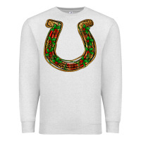 Oatmeal Heather Christmas Horseshoe Premium Sweatshirt - Jasminsmagicworld