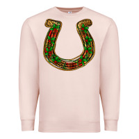 Pale Pink Christmas Horseshoe Premium Sweatshirt - Jasminsmagicworld