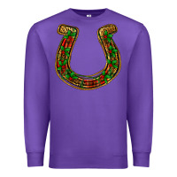 Purple Christmas Horseshoe Premium Sweatshirt - Jasminsmagicworld