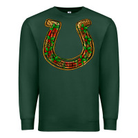 Sports Green Christmas Horseshoe Premium Sweatshirt - Jasminsmagicworld