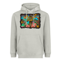 Moon Dust wooden cross background Heavyweight Hoodie - BarkalooDesign