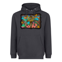 Smoke wooden cross background Heavyweight Hoodie - BarkalooDesign